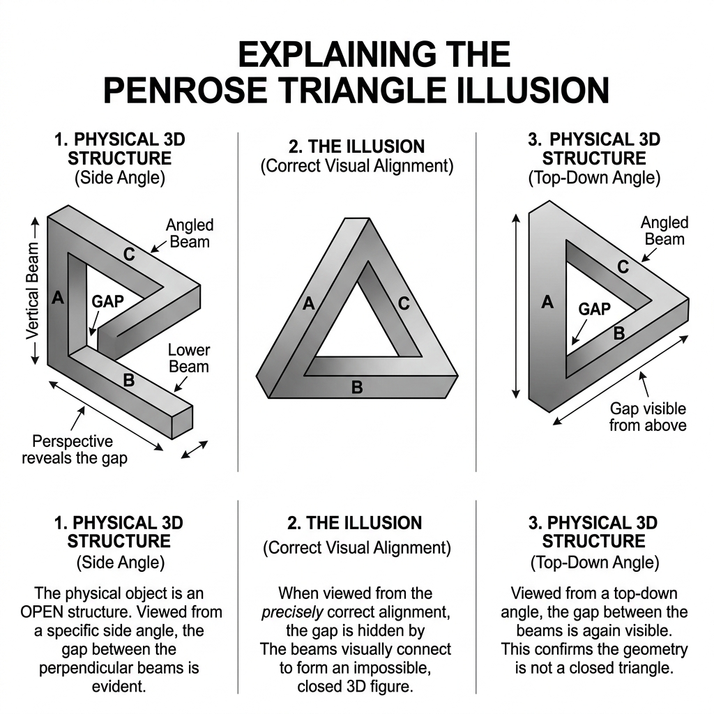 Penrose Triangle Angles Guide